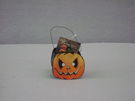 BL-TF6138 Spooky Jack O Lantern Tin Bucket