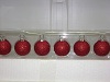 BL-LO9439 Red Bulb Ornament Placecard Holder