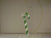 BL-BE32002C Glass Candy Cane Ornament (Green)