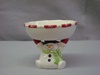 KK-51457A Snowman with Ceramic Dish on Head