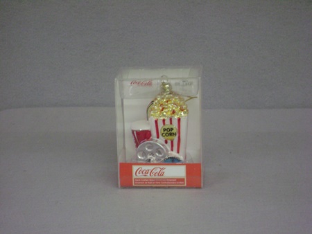 KA-CC4181 Glass Coke Popcorn Ornament